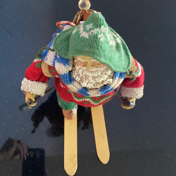 Vintage 1989 Possible Dreams Clothique Santa Skiing Figurine Nordic Sweater - Picture 7 of 15